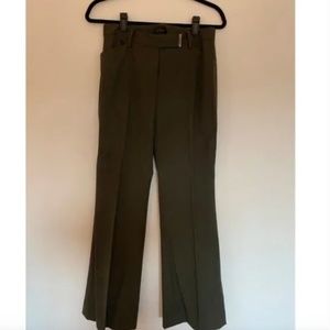Elie Tahari Olive Wide Leg Trouser Pants [Size 4]